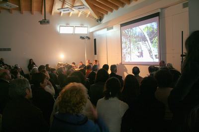 Un momento dell'incontro al LUX in ricordo di Fabio Saro