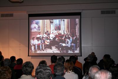 Un momento dell'incontro al LUX in ricordo di Fabio Saro