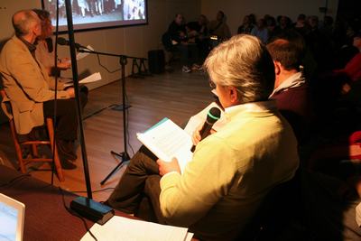 Un momento dell'incontro al LUX in ricordo di Fabio Saro