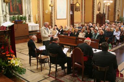 Il Patriarca incontra i volontari della parrocchia